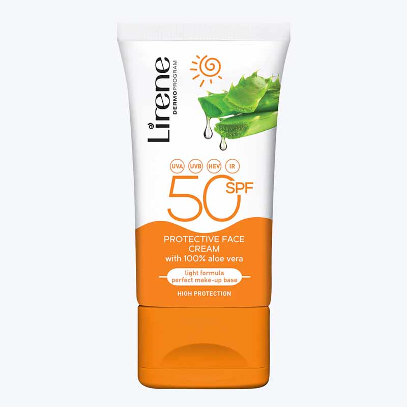 Lirene SPF-50 Aloe Vera Face Cream