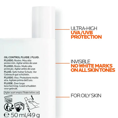 Anthelios Oil Control Fluid Sunscreen SPF50+ | 50ml