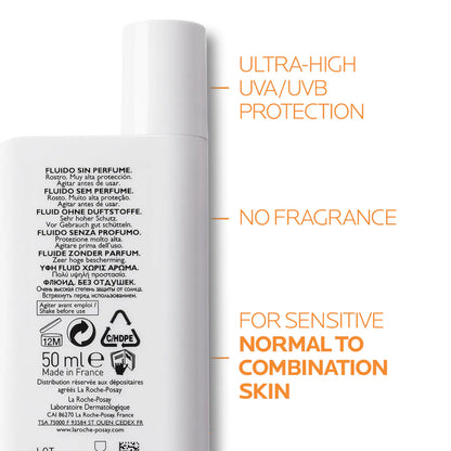 Anthelios Invisible Fluid Sunscreen SPF50+ | 50ml