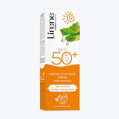 Lirene SPF-50 Aloe Vera Face Cream