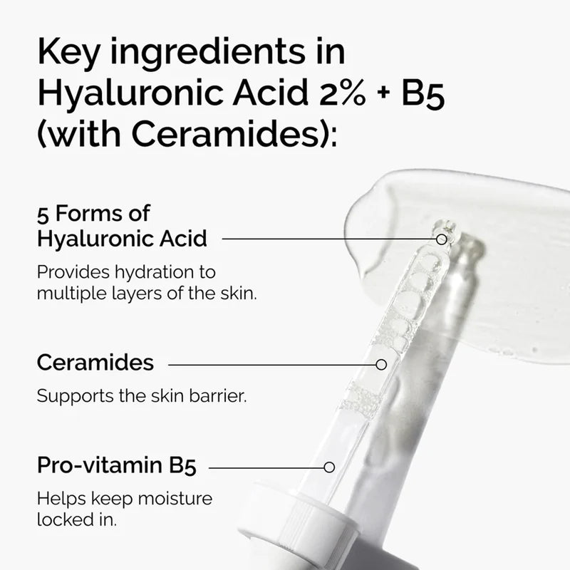 The Ordinary Hyaluronic Acid 2% + B5 (with Ceramides) – 30ml