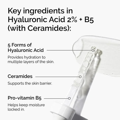 The Ordinary Hyaluronic Acid 2% + B5 (with Ceramides) – 30ml