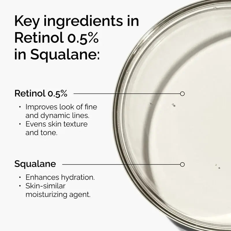The Ordinary Retinol 0.5% Serum in Squalane – 30ml